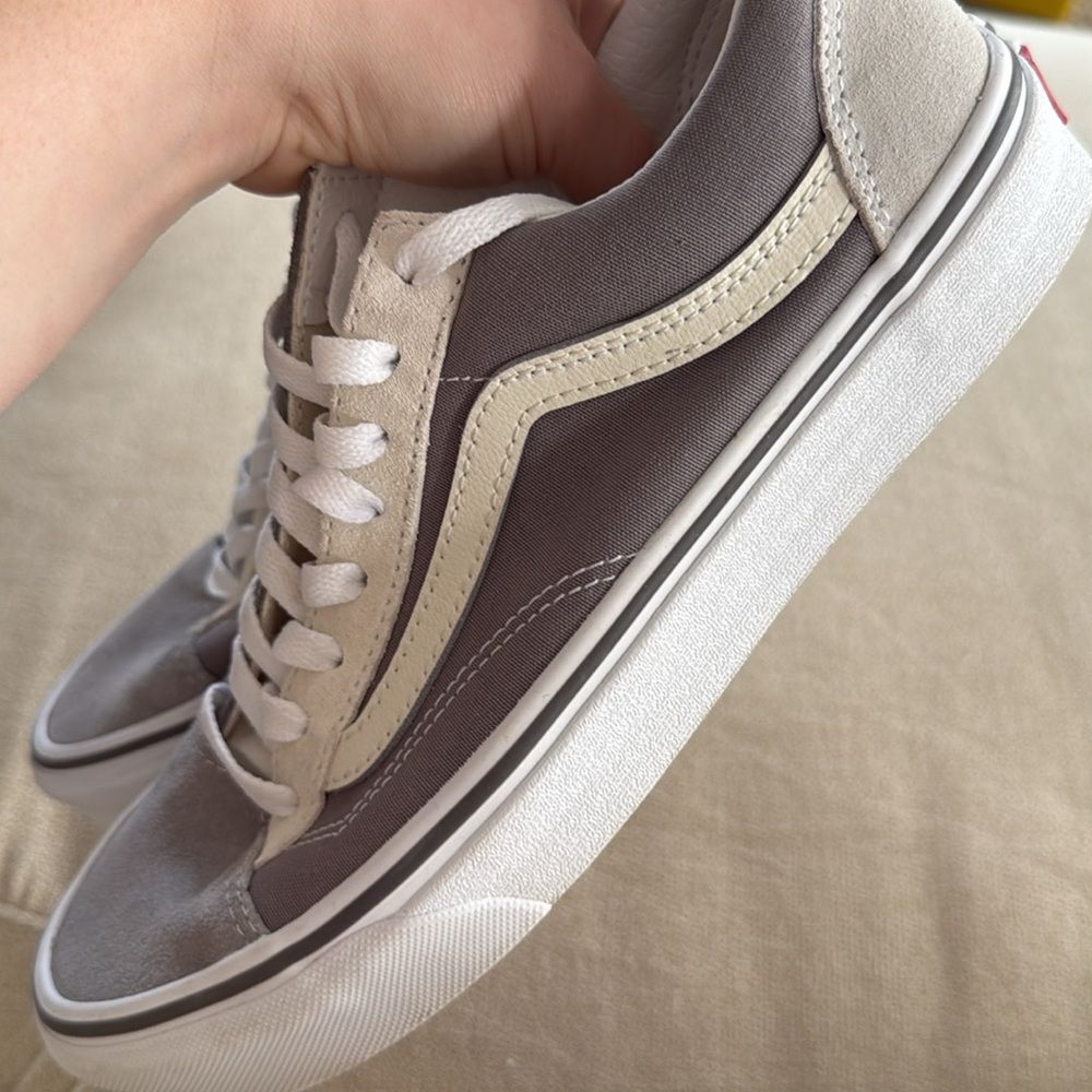 Vans Old Skool Style 36 Shoes Navy Gray Colorblock Sneakers - Picture 12 of 13